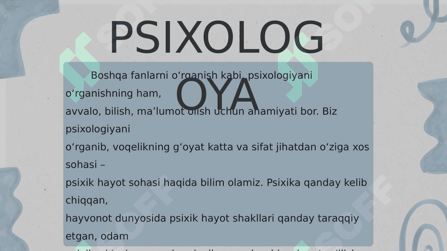 PSIXOLOGIYANING TADQIQOT METODLARI VA  TARMOQLARI 3