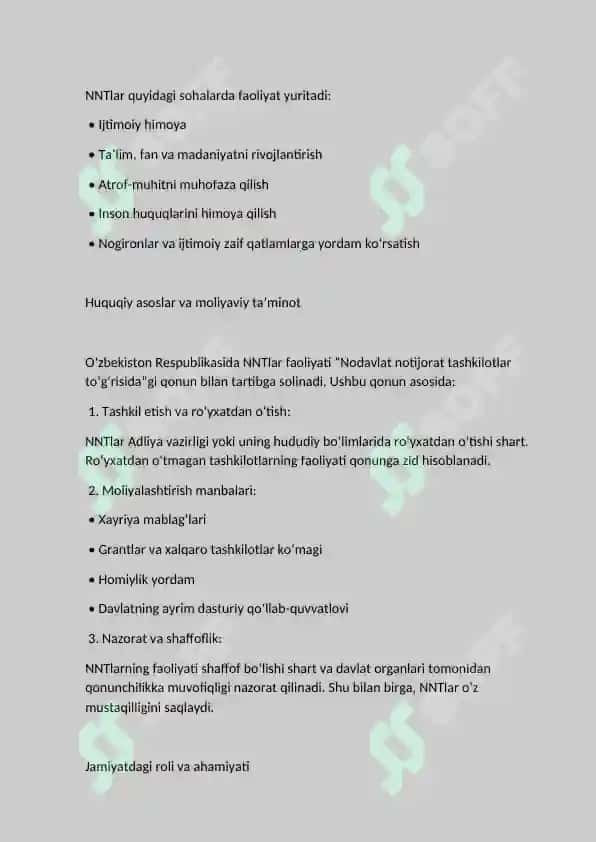 Nodavlat Notijorat Tashkilotlar 2