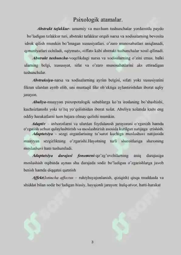 Psixologik atamalar izohli lug’ati 3