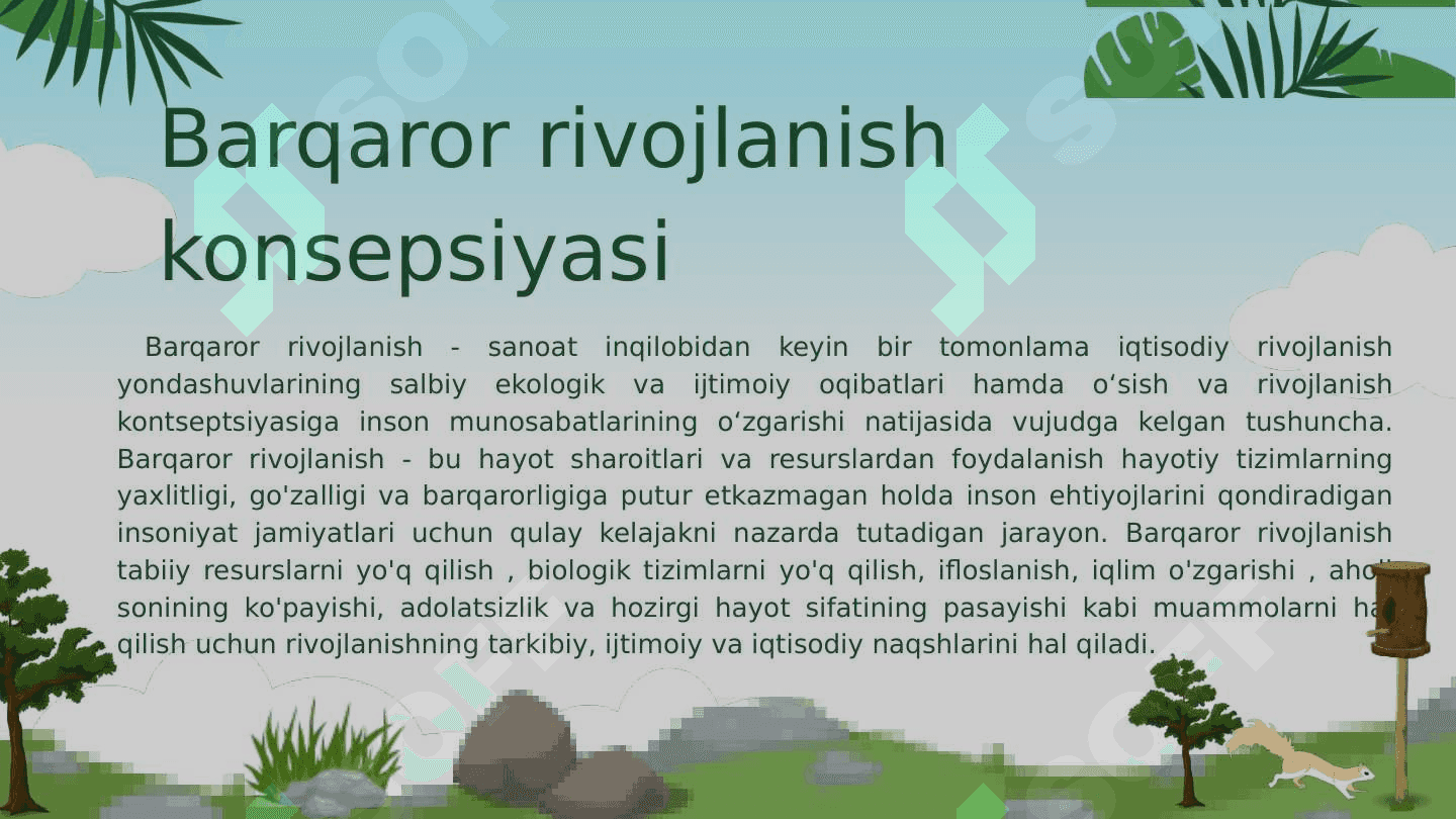 Global jarayonlar va barqaror taraqqiyot 3