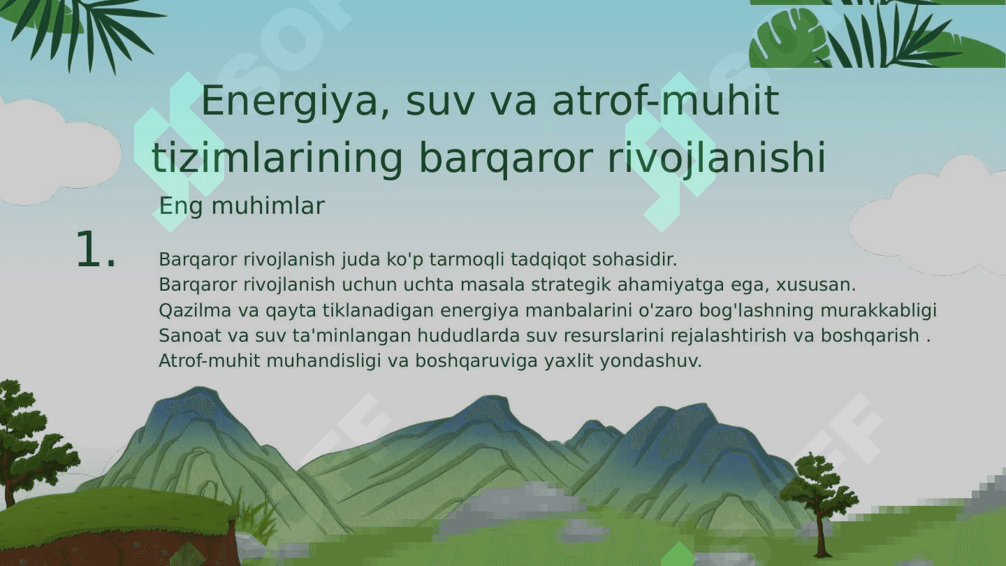 Global jarayonlar va barqaror taraqqiyot 4