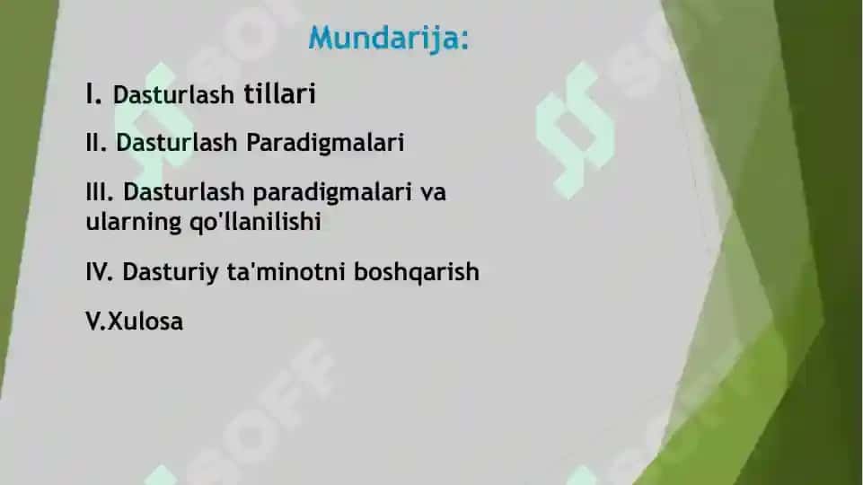Dasturiy ta'minot 2