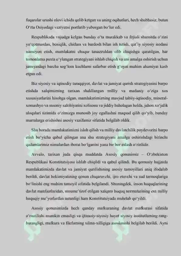 Oʻzbekistonning oʻziga xos istiqlol va taraqqiyot yoʻli 6