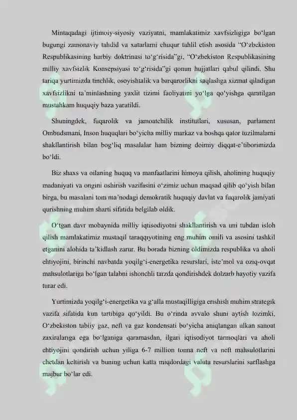 Oʻzbekistonning oʻziga xos istiqlol va taraqqiyot yoʻli 8