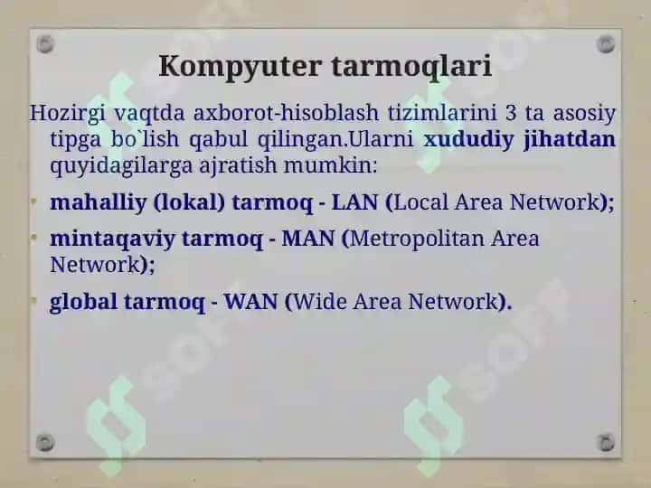 Kompyuter tarmoqlari 4