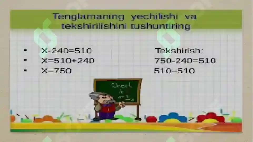 Tenglamalar 4