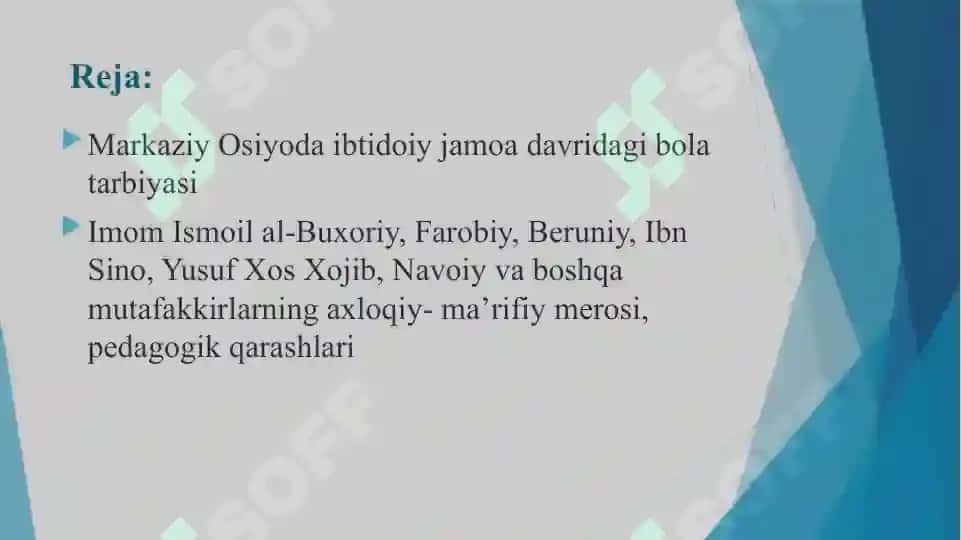 Sharq mutaffakirlari merosidan tarbiyaviy maqsadlarda foydalanish 2