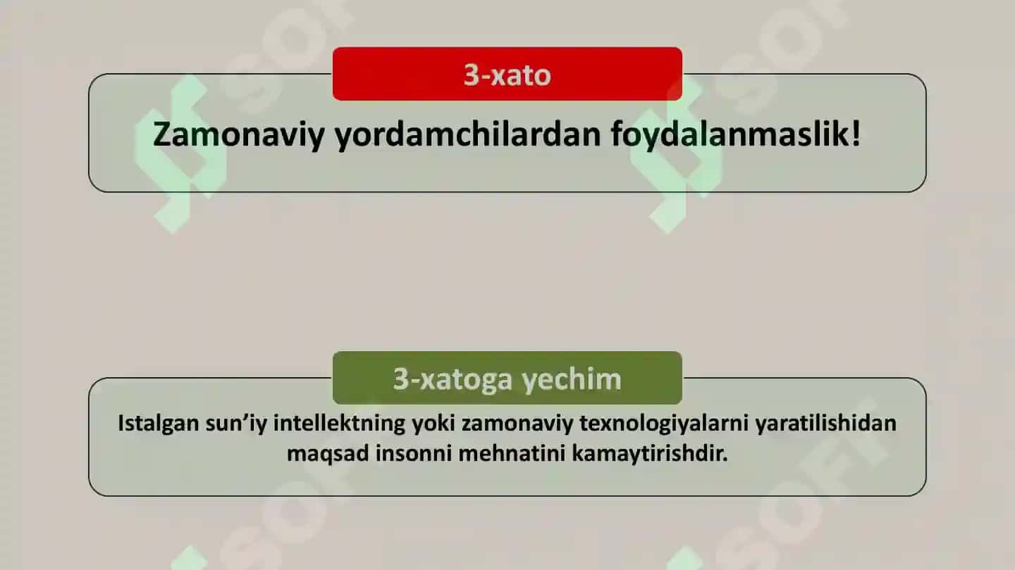 Kompyuterda ishlashdagi Xatolar 4