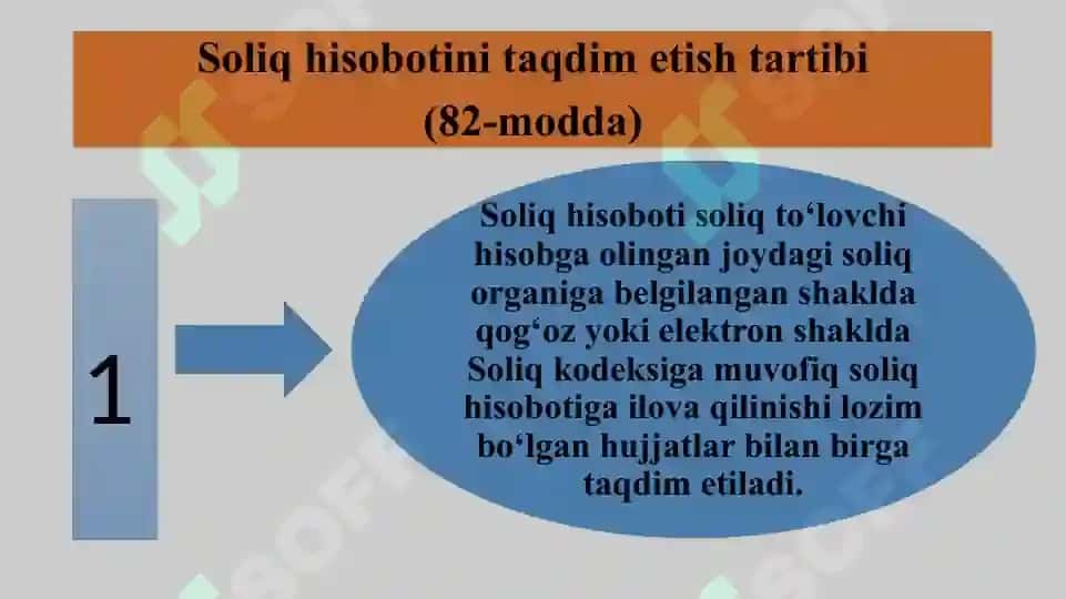 Soliq hisoboti tuzilishi 5