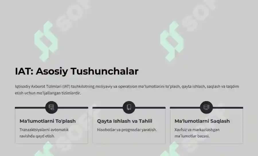 Iqtisodiy Axborot Tizimlari va Mobil Texnologiyalar 2