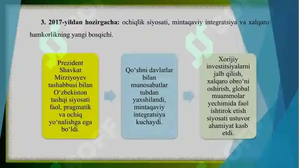 O‘zbekiston va Jahon hamjamiyati 7