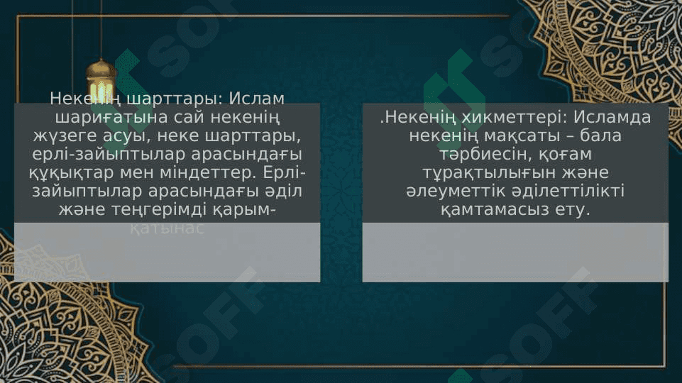 Ислам заңғы отбасы неке көкбауыр идда сыртқы түрі ұғымдар 4