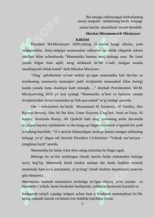 Silliq akslantrishlar 2