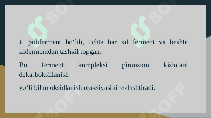 Katabolizmning umumiy yo’llari 6