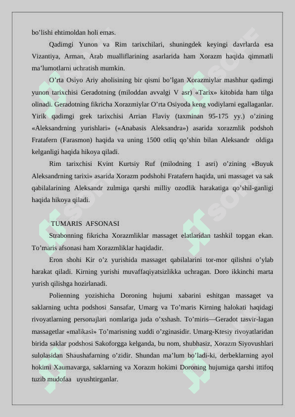 Qadimgi fors bitiklari va yunon manbalarining roʻyxatini tuzish 6