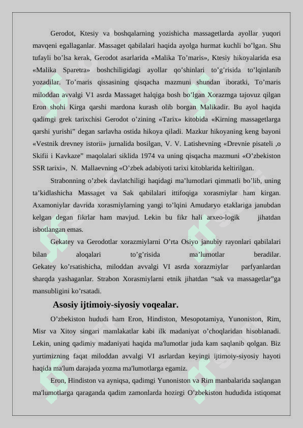 Qadimgi fors bitiklari va yunon manbalarining roʻyxatini tuzish 7