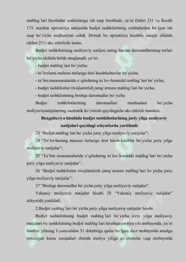 Moliyaviy natijalarni shakllantirish va aniqlash uchun buxgalteriya hisobi asoslari 4