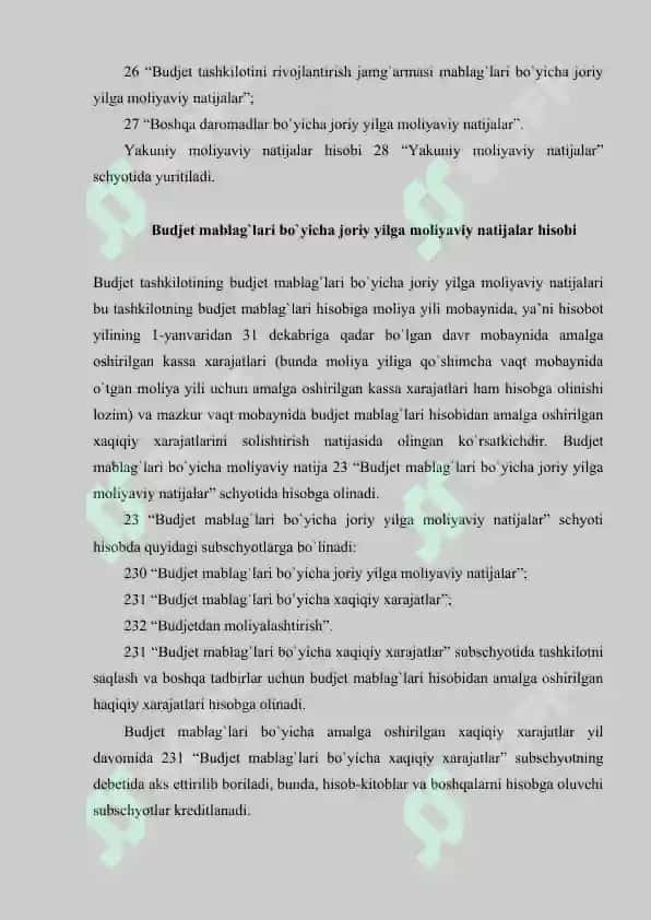 Moliyaviy natijalarni shakllantirish va aniqlash uchun buxgalteriya hisobi asoslari 6