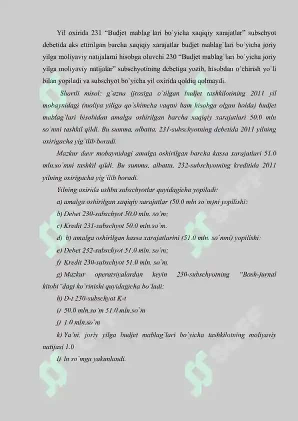 Moliyaviy natijalarni shakllantirish va aniqlash uchun buxgalteriya hisobi asoslari 7