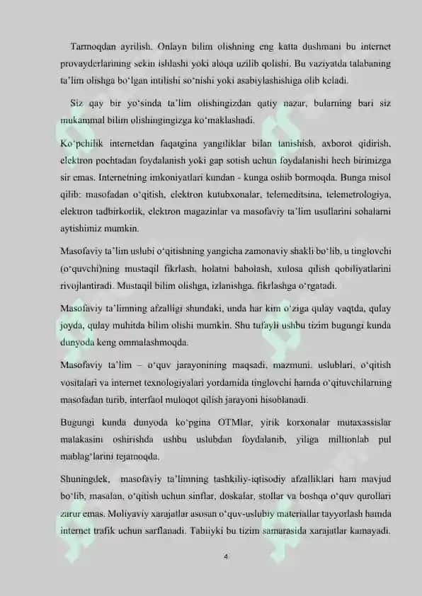 Masofaviy taʼlimda jahon taʼlim tizimini oʻrganish va tahlil qilish 4