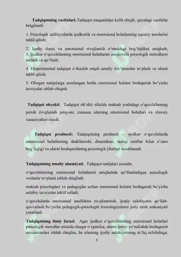 Ijodkor o’quvchilarda emotsional holatlarning psixologik xususiyatlari 5