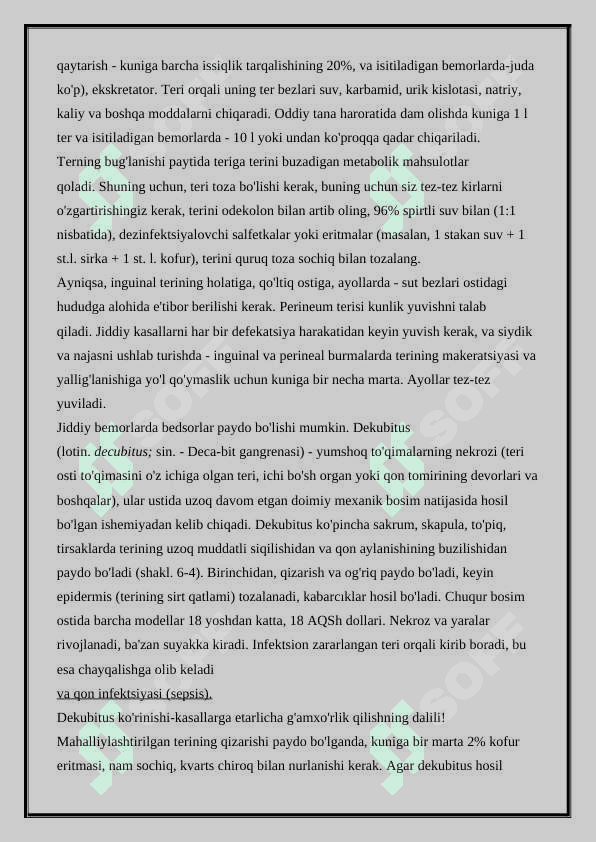 Bemorning shaxsiy gigienasini ta'minlash choralari. 3