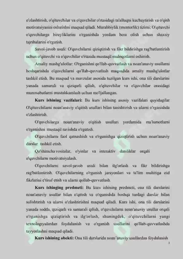 Insho rejasini tuzish. 3