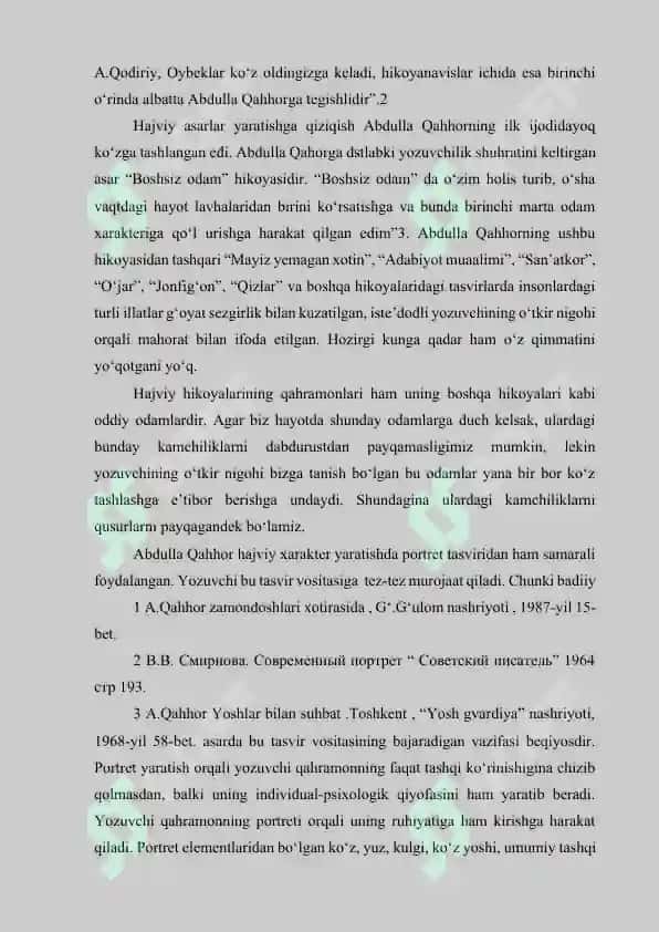 ABDULLA QAHHOR IJODINING PSIXOLOGIK TAHLILI 2