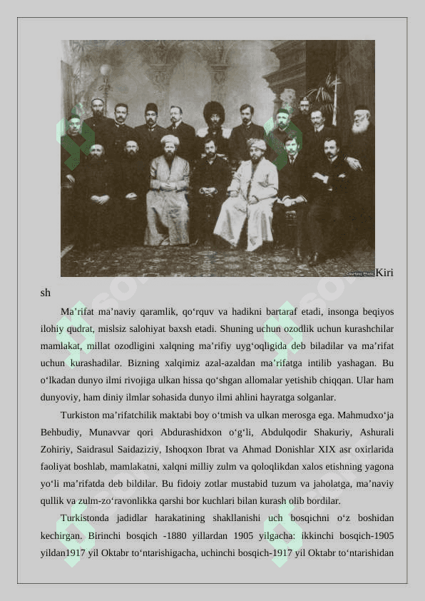 Ma’rifatparvarlar tarixshunosligi 2