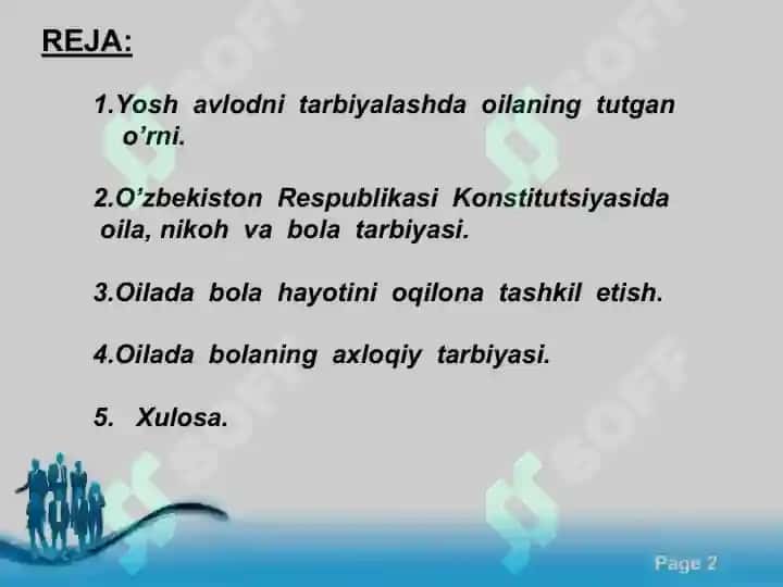 slayd Oilada bola tarbiyasi 2