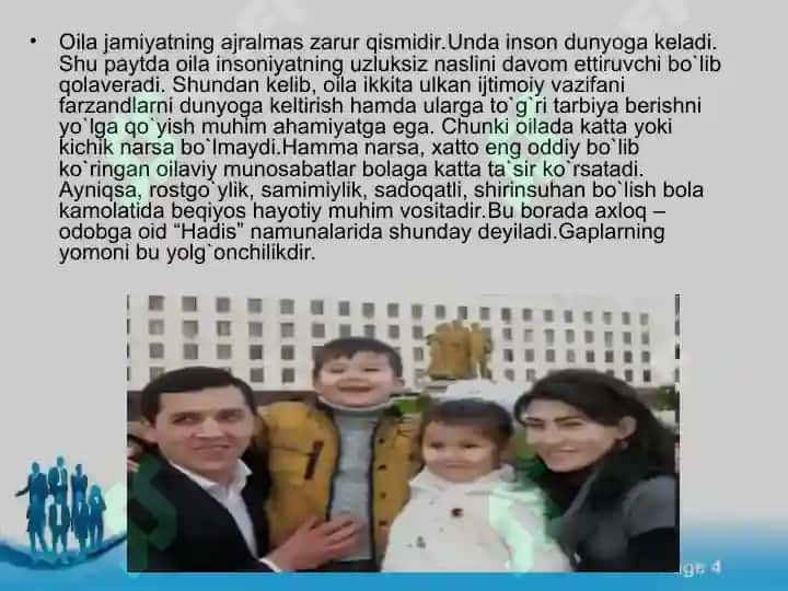 slayd Oilada bola tarbiyasi 4
