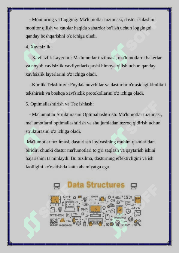 Dasturlashda ma'lumotlar tuzilmasining o‘rni va ahamiyati. S++ dasturlash tilida ma'lumotlar turlari, ularni e'lon qilish va tasvirlash tushunchalari. Vektorlar va ularni xossalari. Vektorlar ustida 4 ta amal bajarishga va xosil bo‘lgan 4ta vektorni ekranga chiqarishga doir dastur tuzing. 4