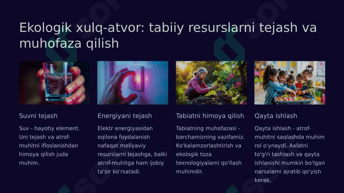 Iqtisodiy va Ekologik Tarbiya 8