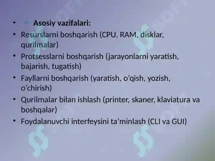 Operatsion tizimlar arxitekturasi 4