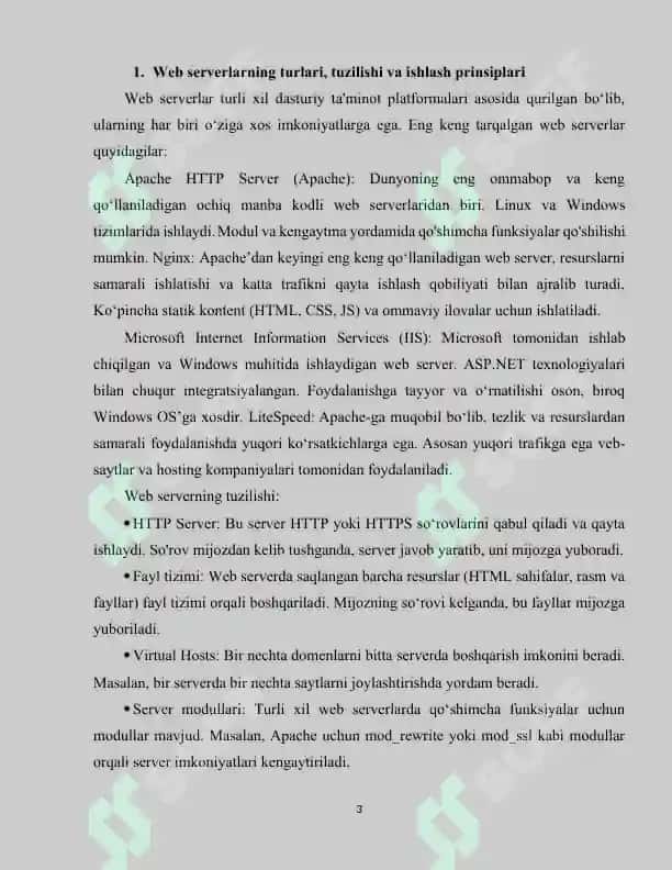 Web Serverlarni boshqarish 3