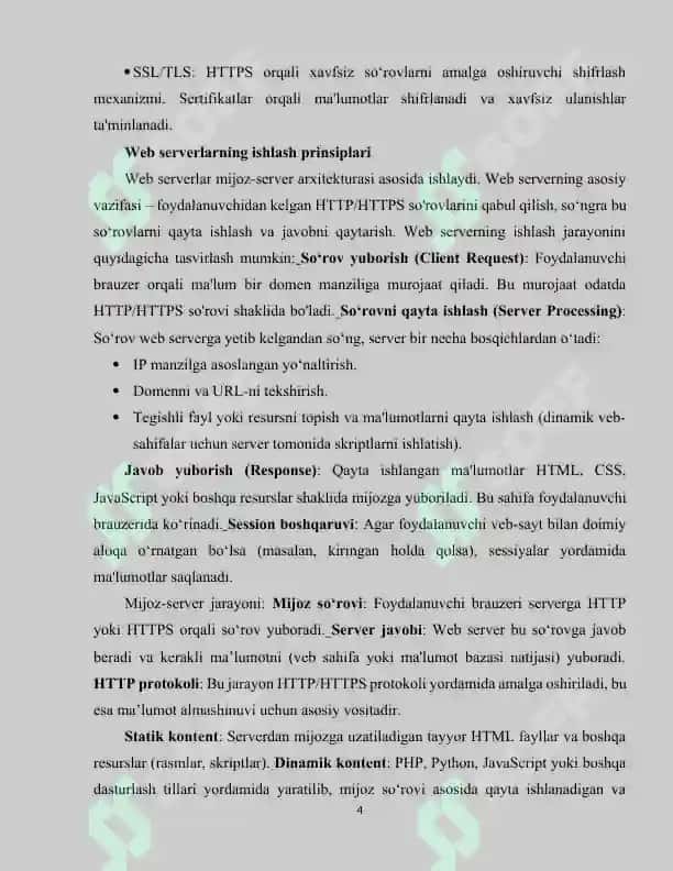 Web Serverlarni boshqarish 4