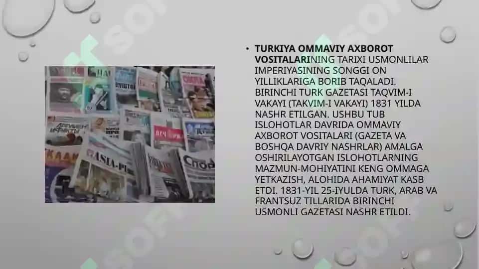 Xorijiy OAVning media makondagi o'rni 6