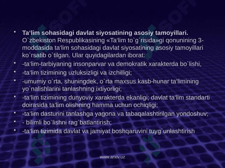 Ta'lim muassasasi menejmenti 6