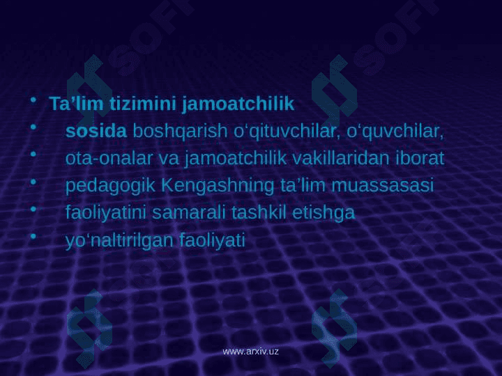 Ta'lim muassasasi menejmenti 8
