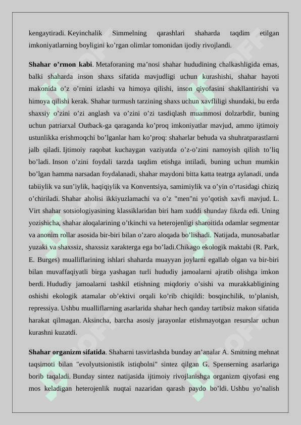 Sotsiologiyada shahar tasviri 3