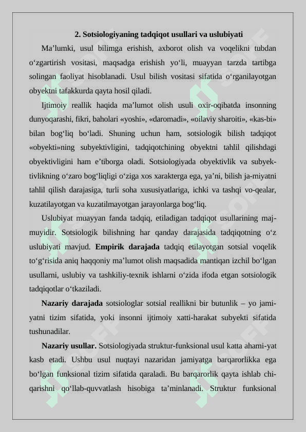 Makro va mikro sotsiologiya 4