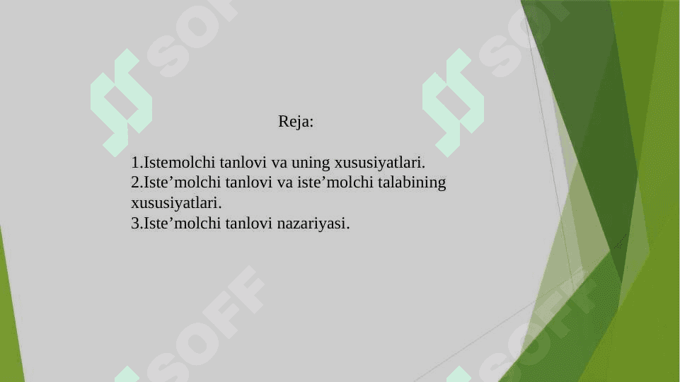NOANIQLIK VA XAVF SHAROITIDA ISTE’MOLCHI TANLOVI 2