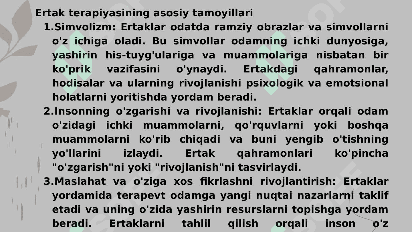 ERTAK TERAPIYASI 3