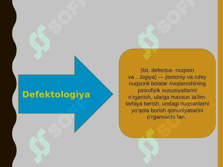 Defektalogiya fani haqida 2