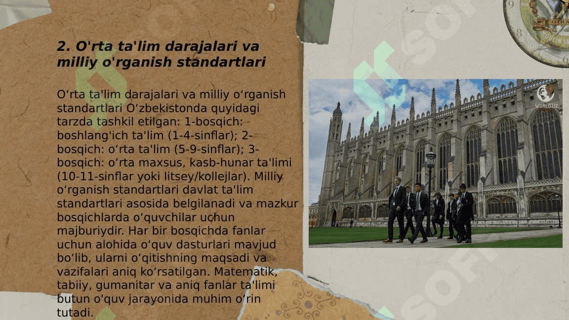 Buyuk Britaniya ta'lim tizimi 6