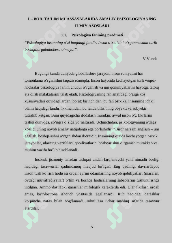 Umumiy o’rta ta’lim maktablaridagi psixolog ishining o’ziga xos tomonlari 5
