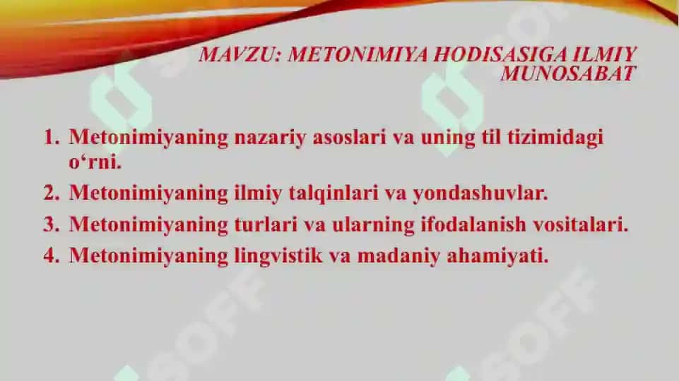 Metonimiya hodisasiga ilmiy munosabat 2