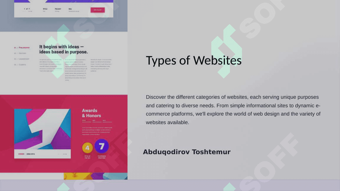 Types of Websites 2