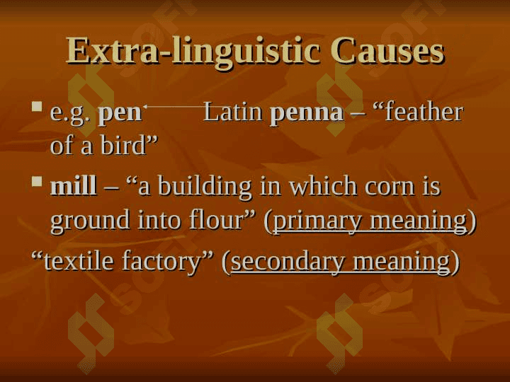 Semantic Change 8