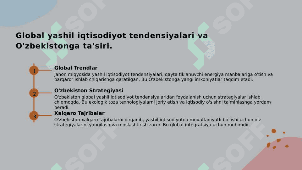 YASHIL  IQTISODIYOTNI RIVOJLANTIRISHNING YASHIL IQTISODIY  VA NO YASHIL IQTISODIY  MEXANIZMLARINI ISHLAB CHIQARISH 7